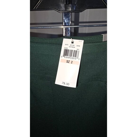 Van Heusen Women's super stretch, pull on pant, Slim Fit Pant, Green, Size 2 reg - Picture 2 of 5